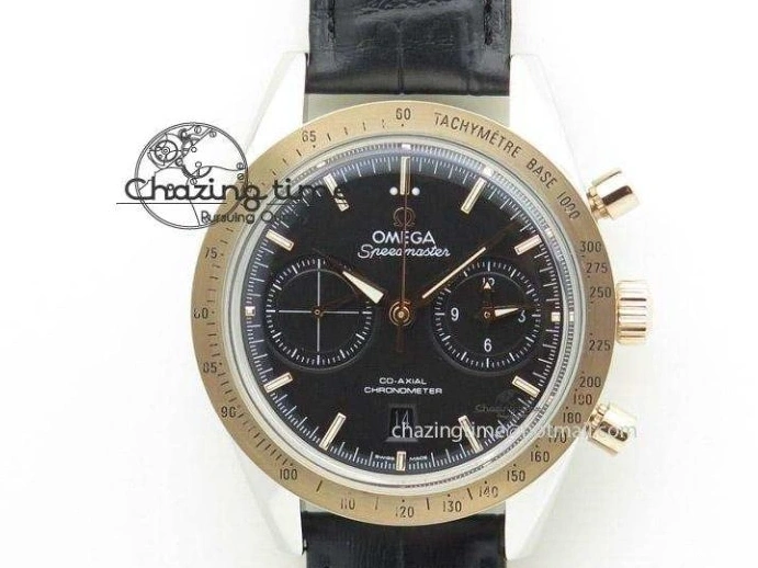 0111 De Ville YG MKF 1:1 Best Edition Silver Dial Diamonds Markers on Black Leather Strap MIYOTA 9015 V Flexible 8046